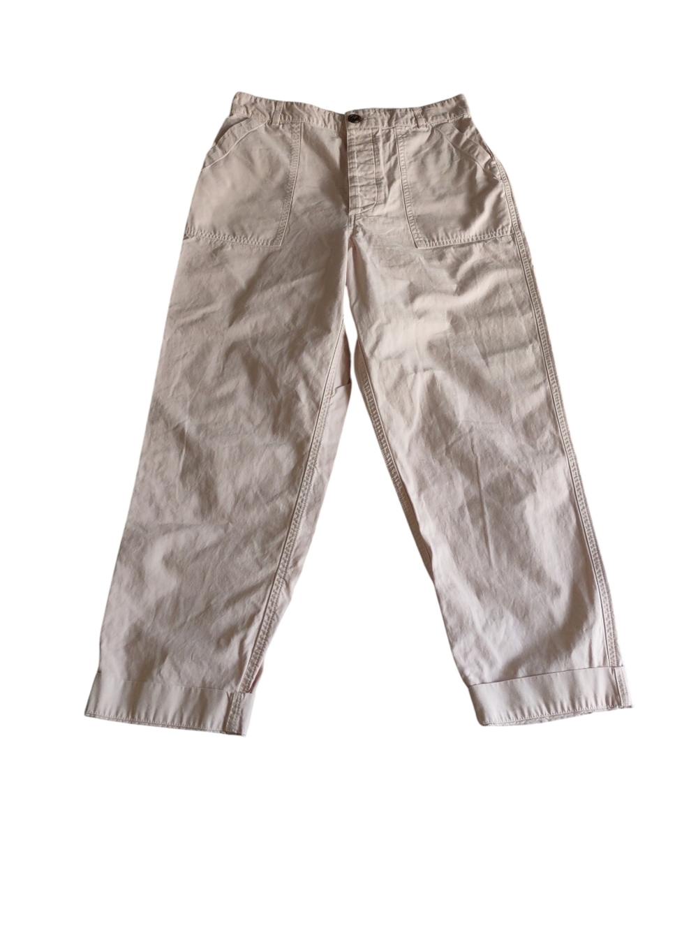 Officine Generale Women's 28 Pink Button Fly Pants